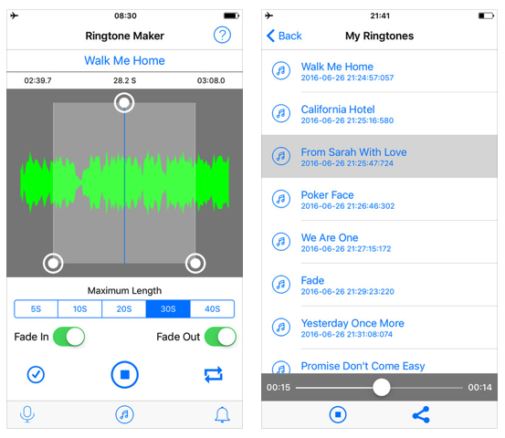 iPhone Ringtone Free from Weitao Chen