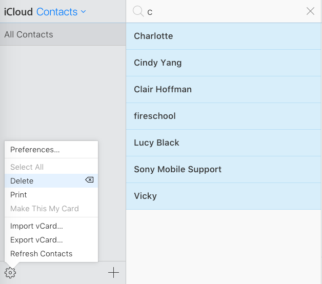 How to Delete Multiple Contacts from iCloud