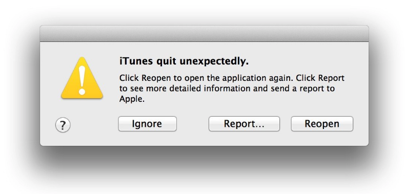 iTunes Keeps Crashing