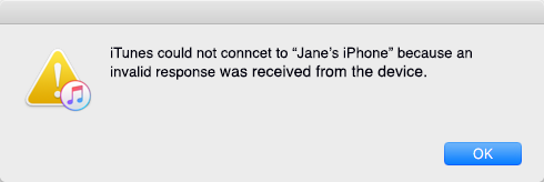 How to Fix iTunes Invalid Response Error