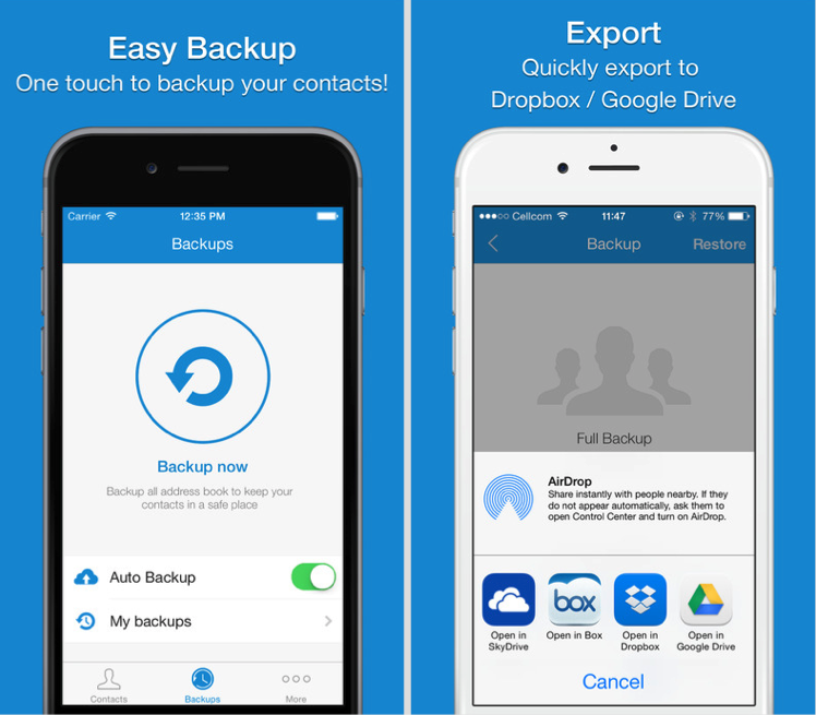 Easy Backup - Contacts Backup Assistant