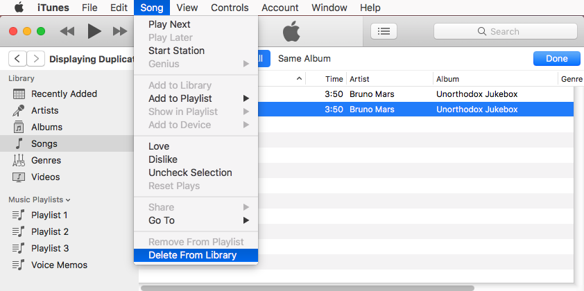 How to Delete Duplicates in iTunes 12.5