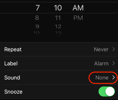 iPhone Alarm Sound