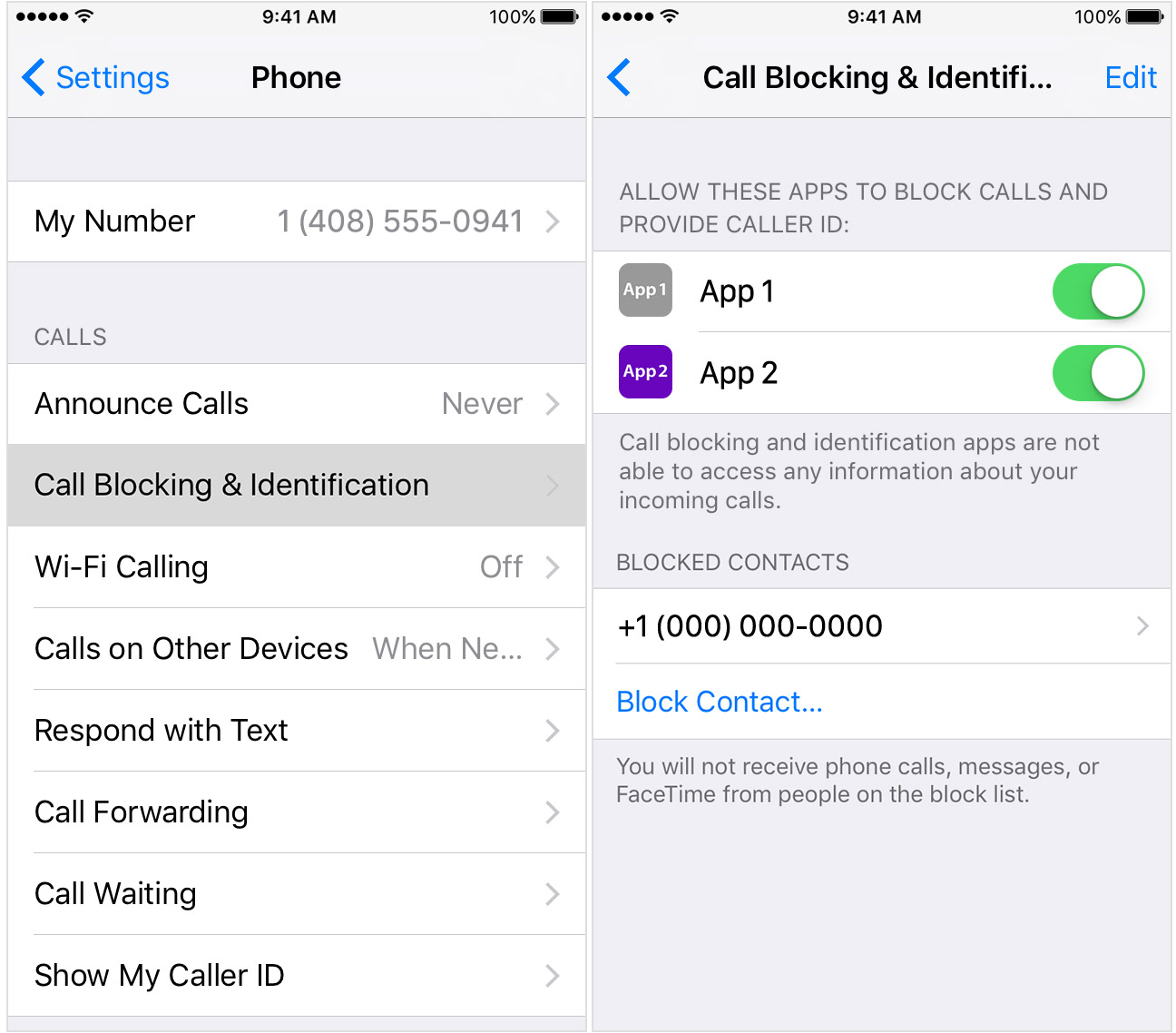 Block No Caller ID calls on iPhone 7 with Third-party Apps