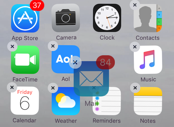 How to Delete and Move App Icon on iPhone 7