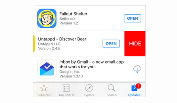 How to Delete Purchased App from iPhone App Store History