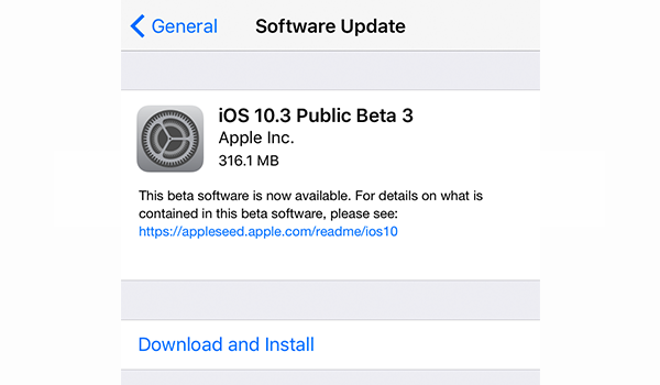 How to Install iOS 10.3 Public Beta on Your iPhone or iPad