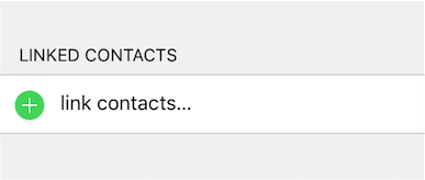 Link Contacts Feature on iPhone