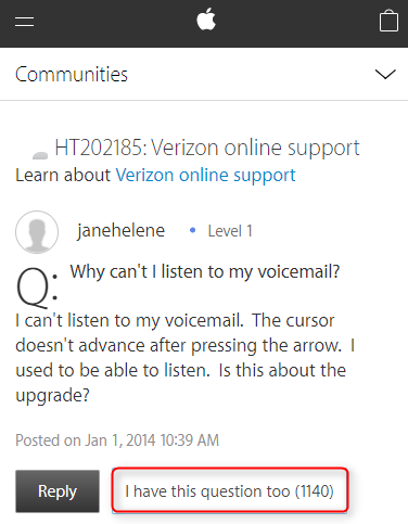 Why can't I listen to my voicemail on iPhone Verizon