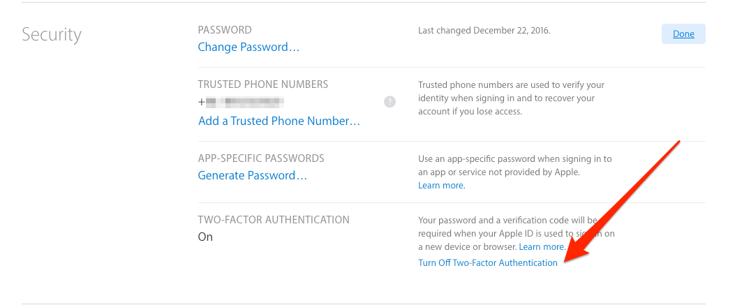 How to Turn Off Two-factor Authentication for Apple ID
