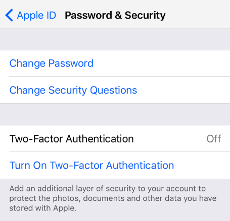 How to Turn On Two-Factor Authentication on iPhone 7