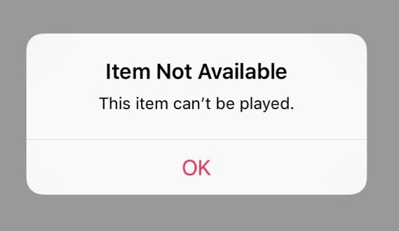 How to Fix Apple Music “This Item Cannot Be Played” Issue on iPhone iPad