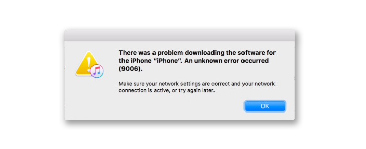 How to Fix iTunes Error 9006 When Updating or Restoring iPhone