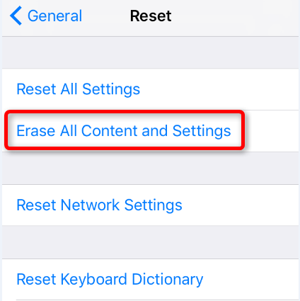 How to Restore iPhone iPad to Factory Settings