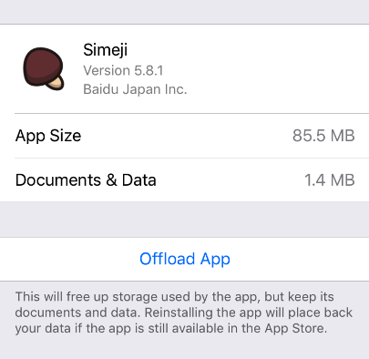 How to Offload App in iOS 11