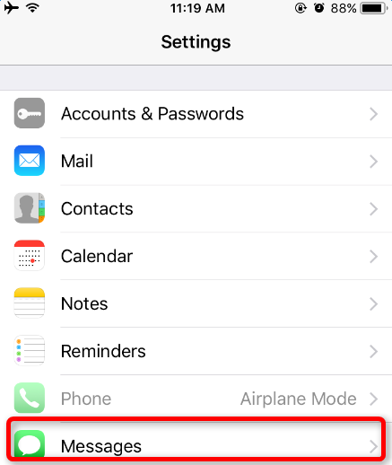 How to enable messages syncing to iCloud in iOS 11