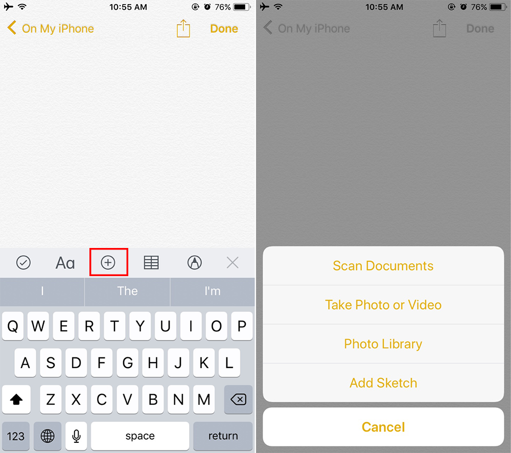How to Scan Documents With Notes App in iOS 11
