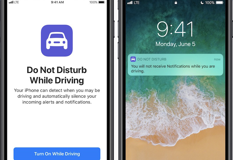 iOS 11 Do Not Disturb While Driving