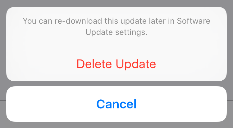 How to fix iOS 11 stuck on update requested