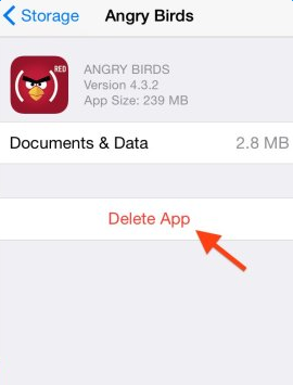 How to delete game from Settings in iOS 11