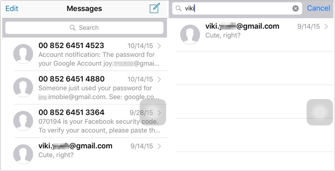 How to find old messages on iPhone in Messages app