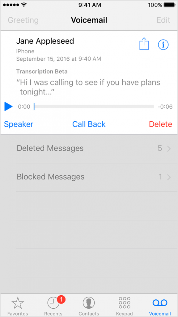 How to Turn Off Voicemail Transcription on iPhone 7/6s