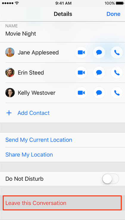 How to Leave A Group Conversation on iPhone