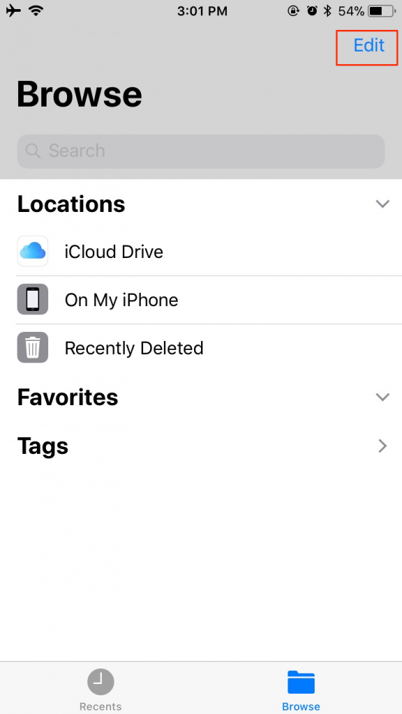 Add Dropbox to Files App in iOS 11