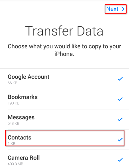 How to transfer Android messages to new iPhone