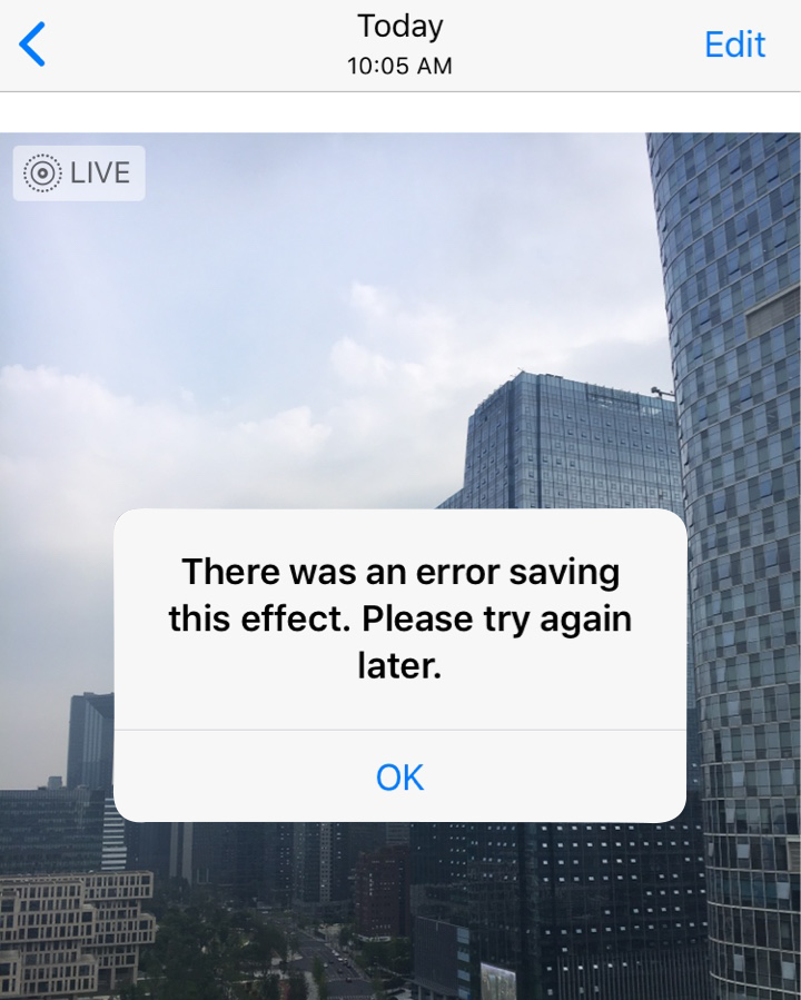 How to Fix Live Photo Effects Not Working on iPhone 7/6s/SE