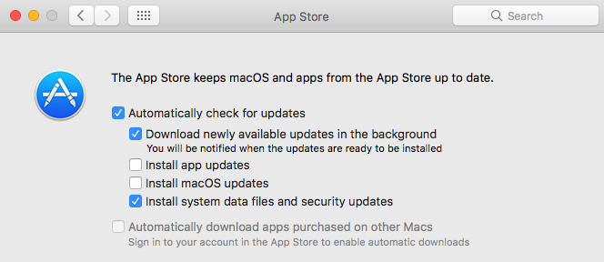 Turn Off Automatic App Downloads on Mac