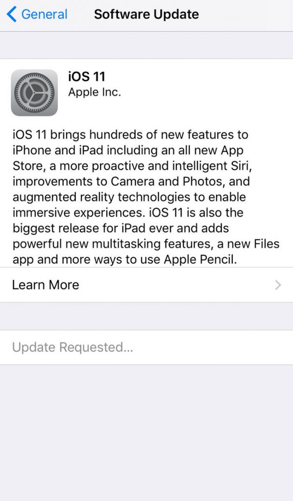 How to Fix iPhone Stuck on “Update Requested” While iOS 11 Install