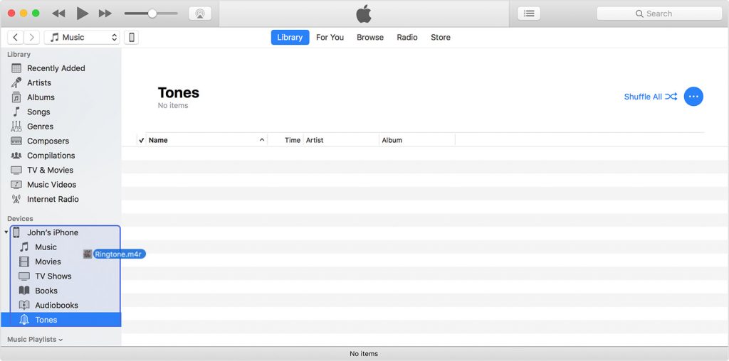 How to Move Ringtones to iPhone with iTunes 12.7