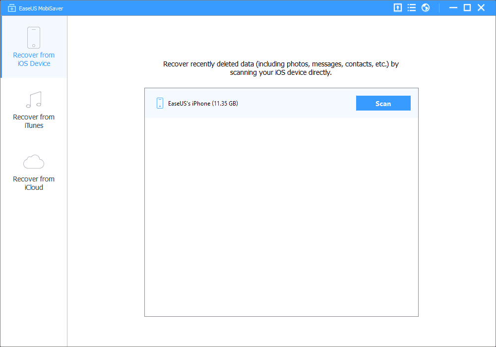 Recover Deleted Files from iPhone with EaseUS MobiSaver Crack -1