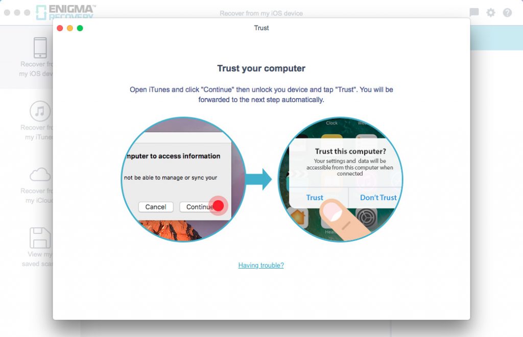 Detailed Steps to Use Enigma Recovery Crack – Step 2