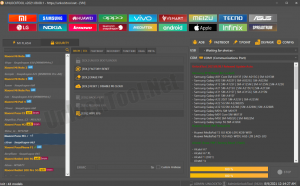 The main dashboard of the UnlockTool software